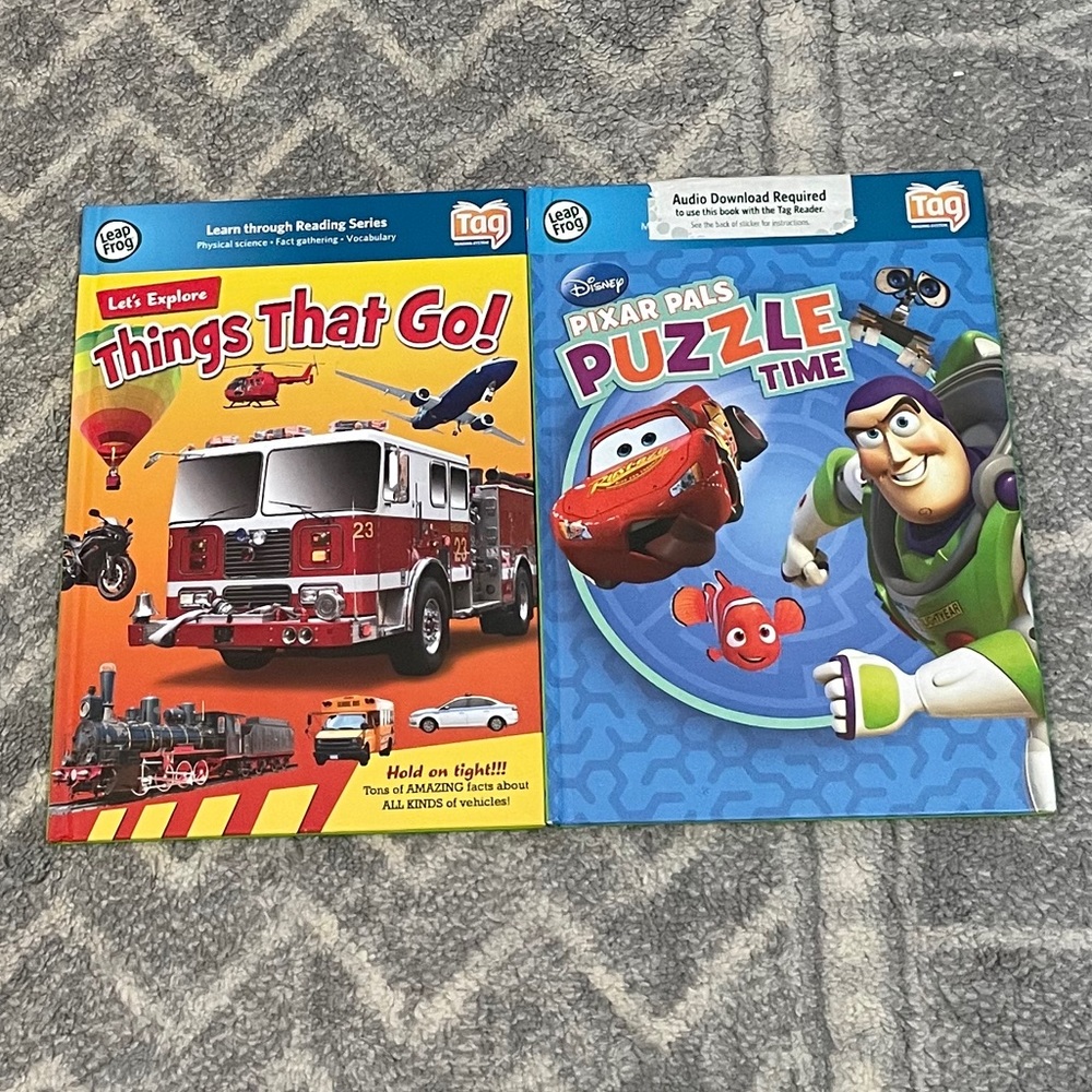 Leap Frog Tag Reading and Puzzle Pals Books